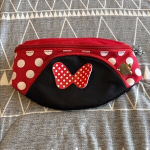 Red and Black Polka Dot Kids Waist Bag